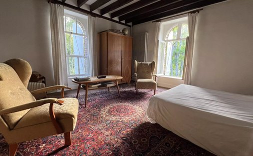 18th Century Castle And Its Walled Park