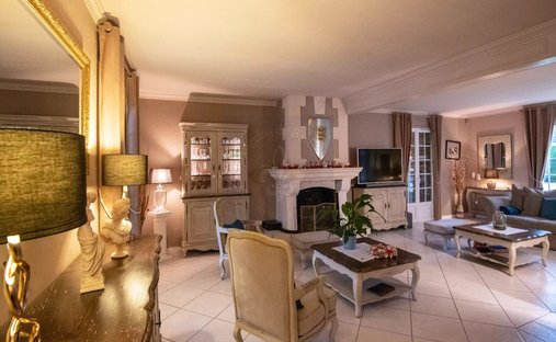 18th Century Castle And Its Walled Park