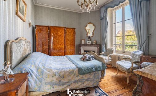 18th Century Castle And Its Walled Park