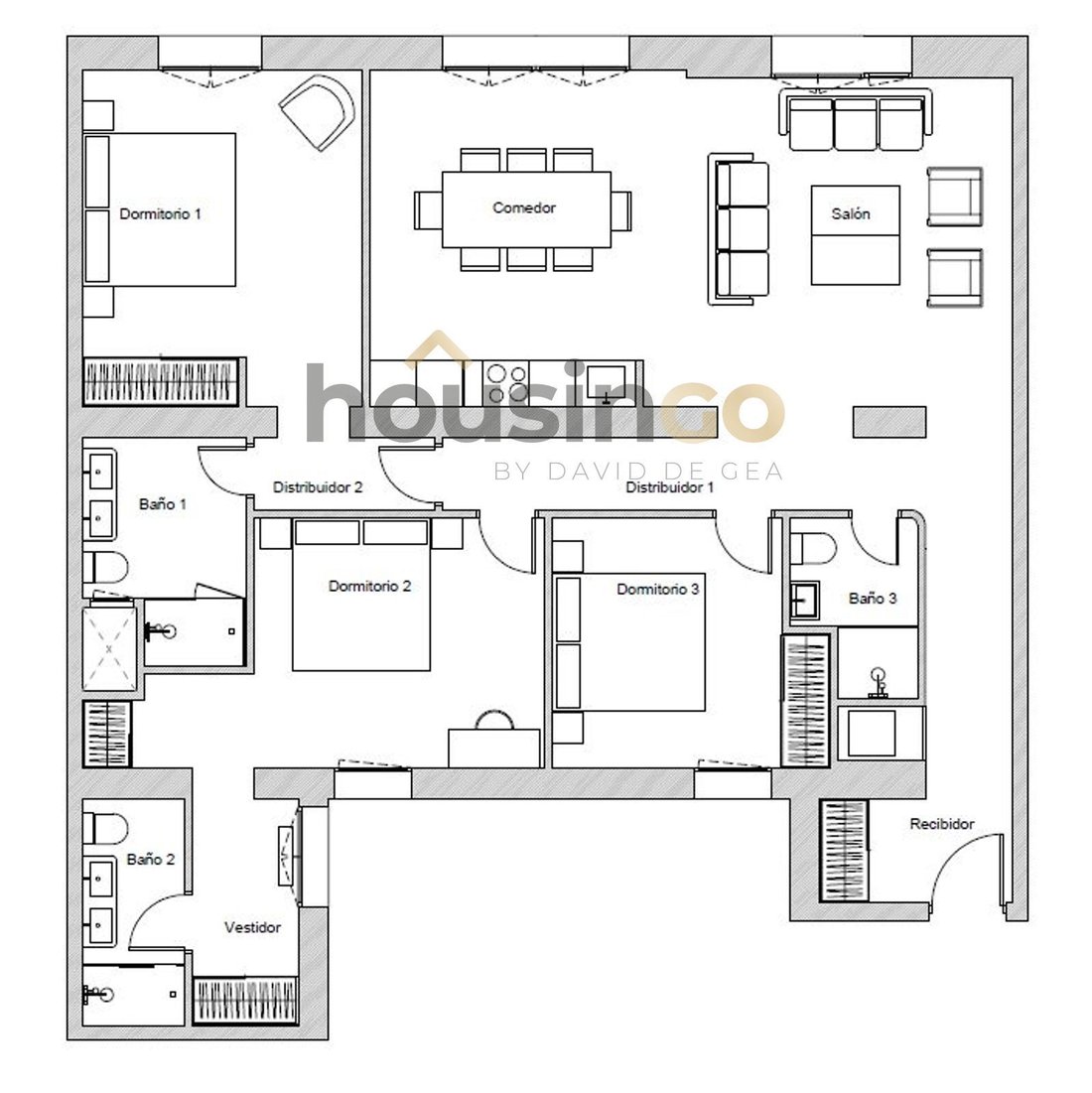 Wohnung in Salamanca, Madrid, Spanien 2 - 16832577