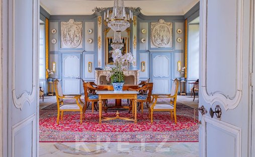 A Chateau From The Late 17th Century, Listed As A Historical Monument, Its Outbuildings And