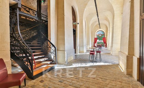 19th C. Chateau In Green Setting