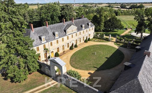 A Chateau From The Late 17th Century, Listed As A Historical Monument, Its Outbuildings And