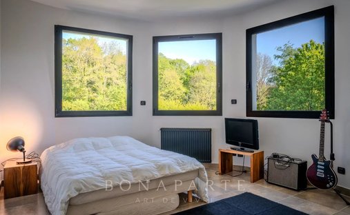 Perched In The Hills Of The Vire Valley, With 22 Hectares Of Land, A Listed Chateau From The