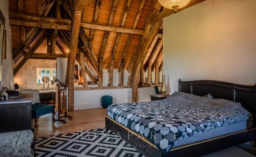 Perched In The Hills Of The Vire Valley, With 22 Hectares Of Land, A Listed Chateau From The