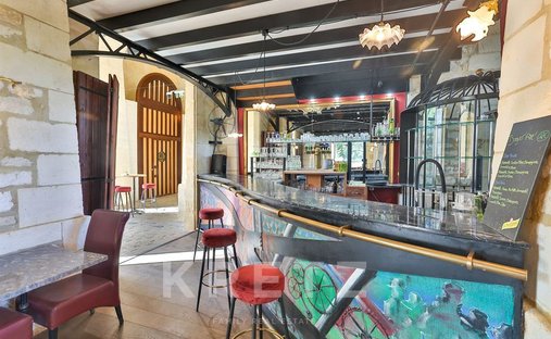 19th C. Chateau In Green Setting