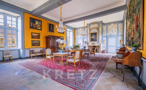 A Chateau From The Late 17th Century, Listed As A Historical Monument, Its Outbuildings And