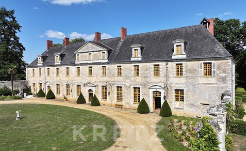 A Chateau From The Late 17th Century, Listed As A Historical Monument, Its Outbuildings And