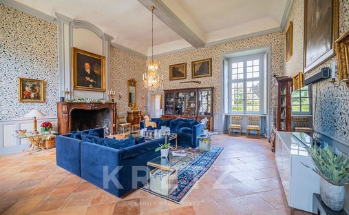 A Chateau From The Late 17th Century, Listed As A Historical Monument, Its Outbuildings And