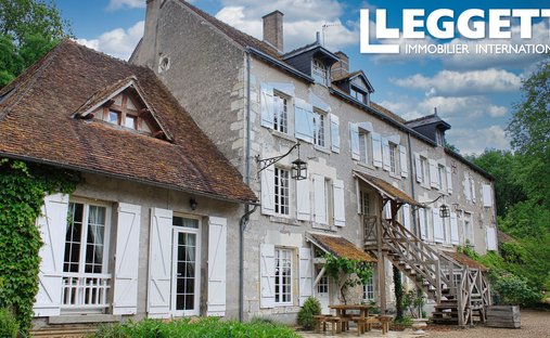 Spacious Property With Separate Guest Lodgings In Wooded Park Of 19 Acres, 15 Km From Blois.
