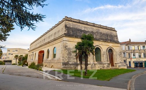 19th C. Chateau In Green Setting