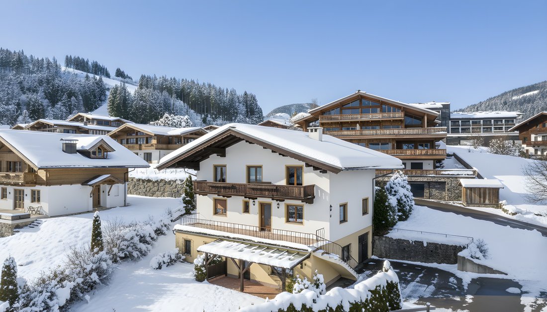 Großzügiges Appartementhaus Mit Bergpanorama An Der Skipiste In Ellmau