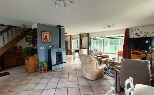 Perched In The Hills Of The Vire Valley, With 22 Hectares Of Land, A Listed Chateau From The