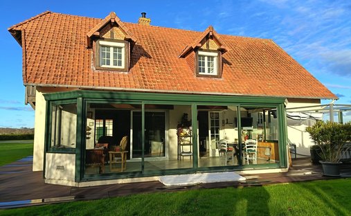 Perched In The Hills Of The Vire Valley, With 22 Hectares Of Land, A Listed Chateau From The