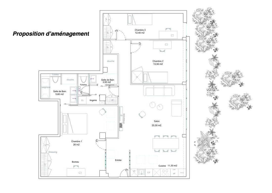 Apartment in Côte Saint Louis, Garches, France 1 - 16891341