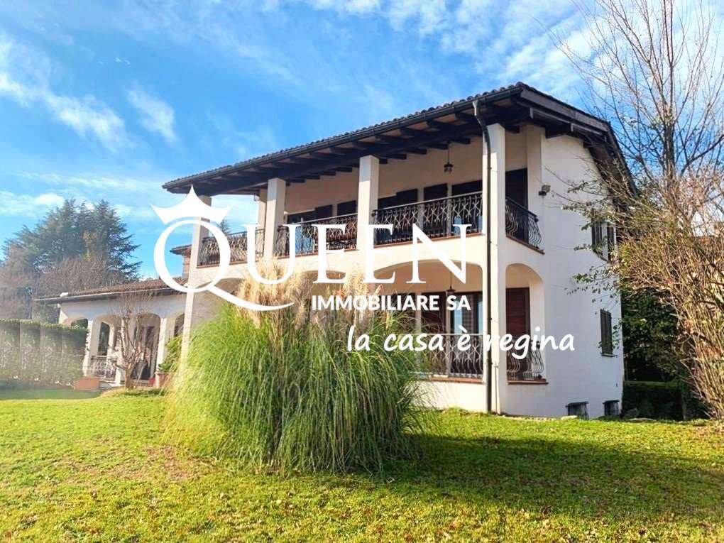 Stabio: 10.5 Room Villa, 614 Sqm., Mediterranean Charm, Sunny Location