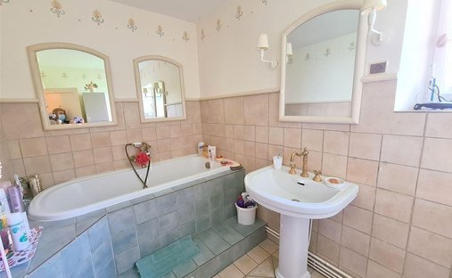 An Vast 18th Century Mansion And Its Neo Romanesque Indoor Chapel And Outbuildings In The