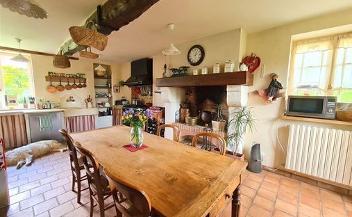 An Vast 18th Century Mansion And Its Neo Romanesque Indoor Chapel And Outbuildings In The