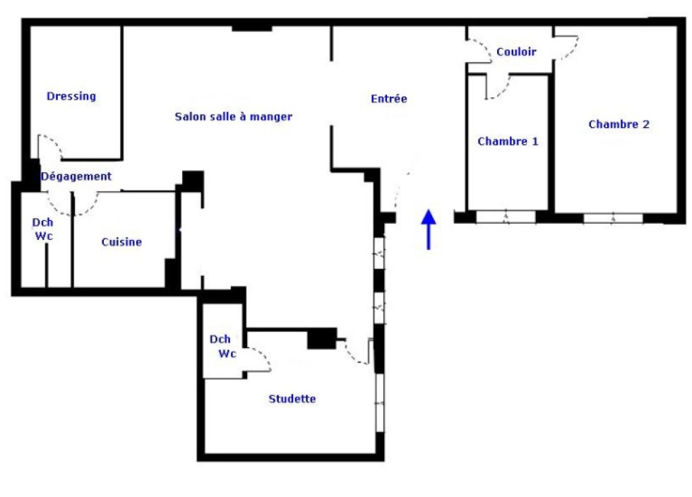 Appartement à Clignancourt-Jules Joffrin, Paris 18e Arrondissement, Paris 5 - 16092245