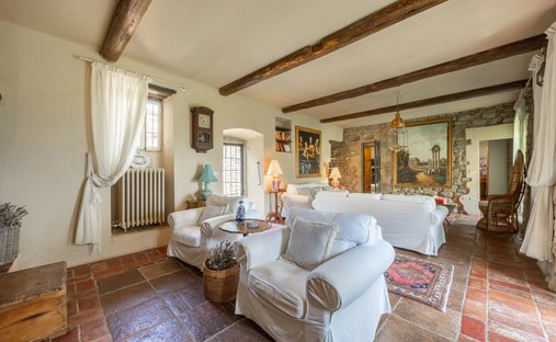 Tuscany| Historic Tuscan Castle With Land For Sale Near Florence