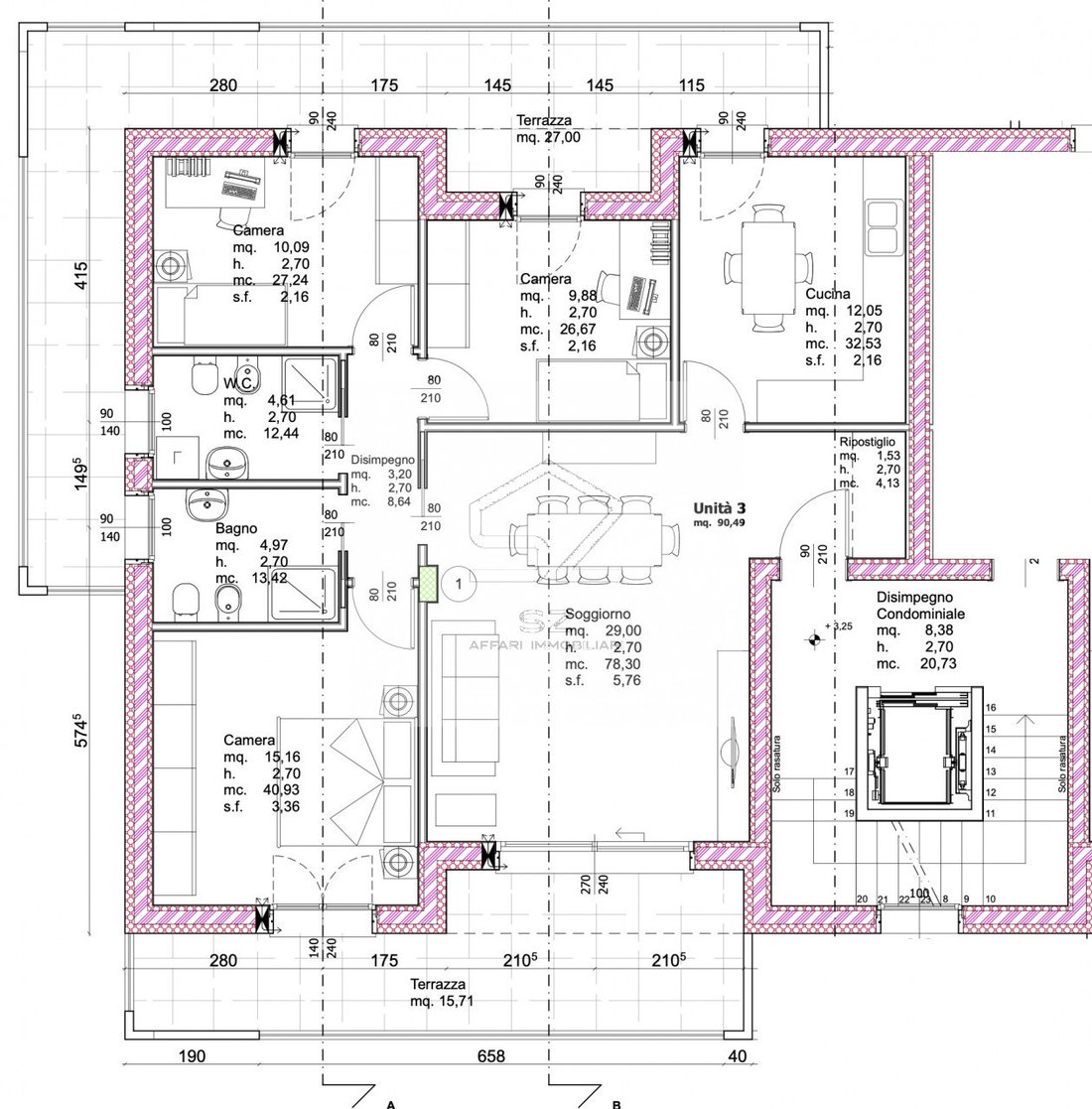 Apartment in Madonna Pellegrina, Padua, Italy 1 - 16915683