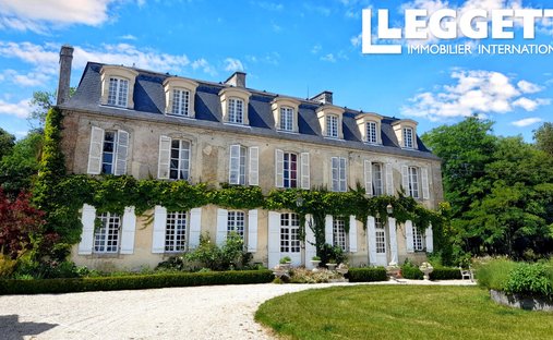 Castle in Boischampre, Normandy, France 1
