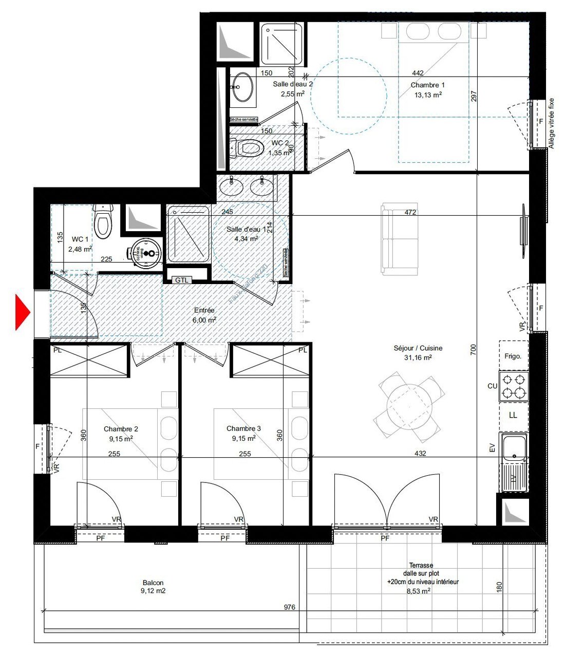 Apartment in Caudéran-Barrière Judaïque, Bordeaux, France 3 - 16919892