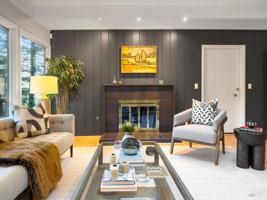 Architectural Gem Embracing Nature In Mill Valley, California, United ...