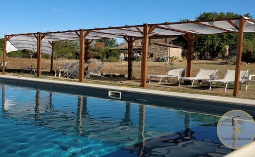 Casa de Campo en Monticiano, Toscana, Italia 1