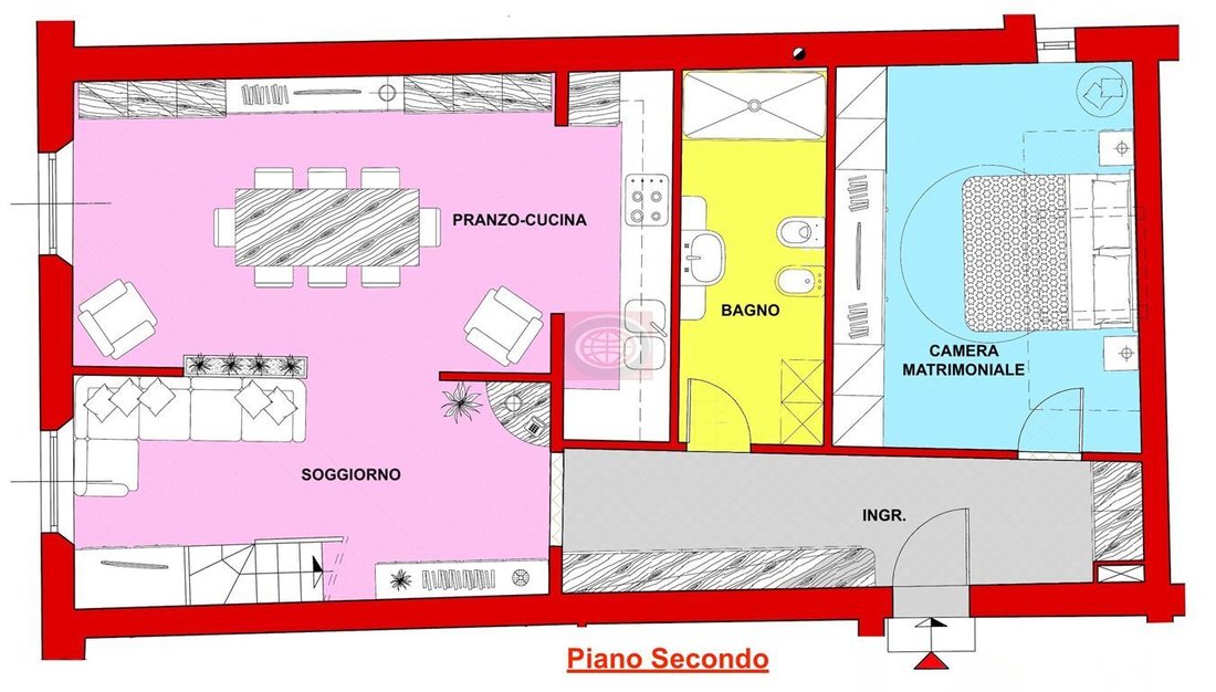 Apartment in Center, Cesena, Emilia-Romagna 2 - 16948576