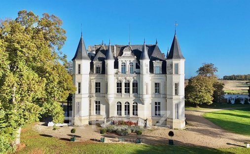 Castle in Esvres, Centre-Val de Loire, France 1