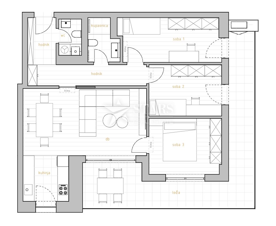 Apartment in Mjesni odbor Zamet, Grad Rijeka, Primorje-Gorski Kotar County 4 - 16962238