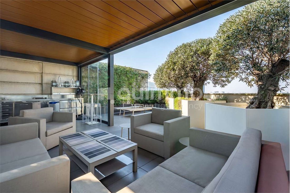 Splendid Penthouse With Terraces And Veranda In Milan, Lombardy, Italy ...
