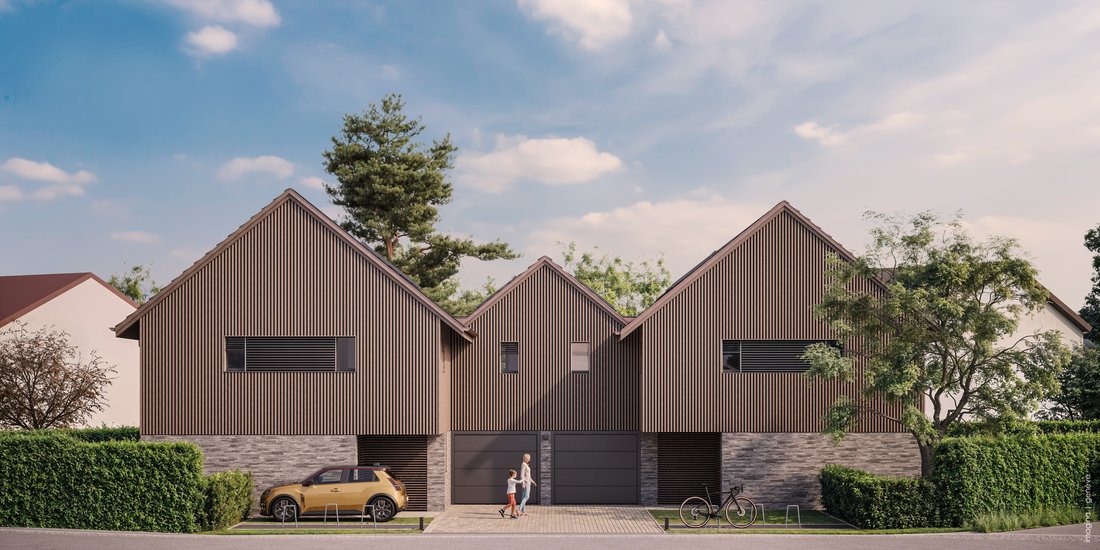 Contemporary Semi Detached Villa With Pool In A Peaceful Residential Area Of Commugny