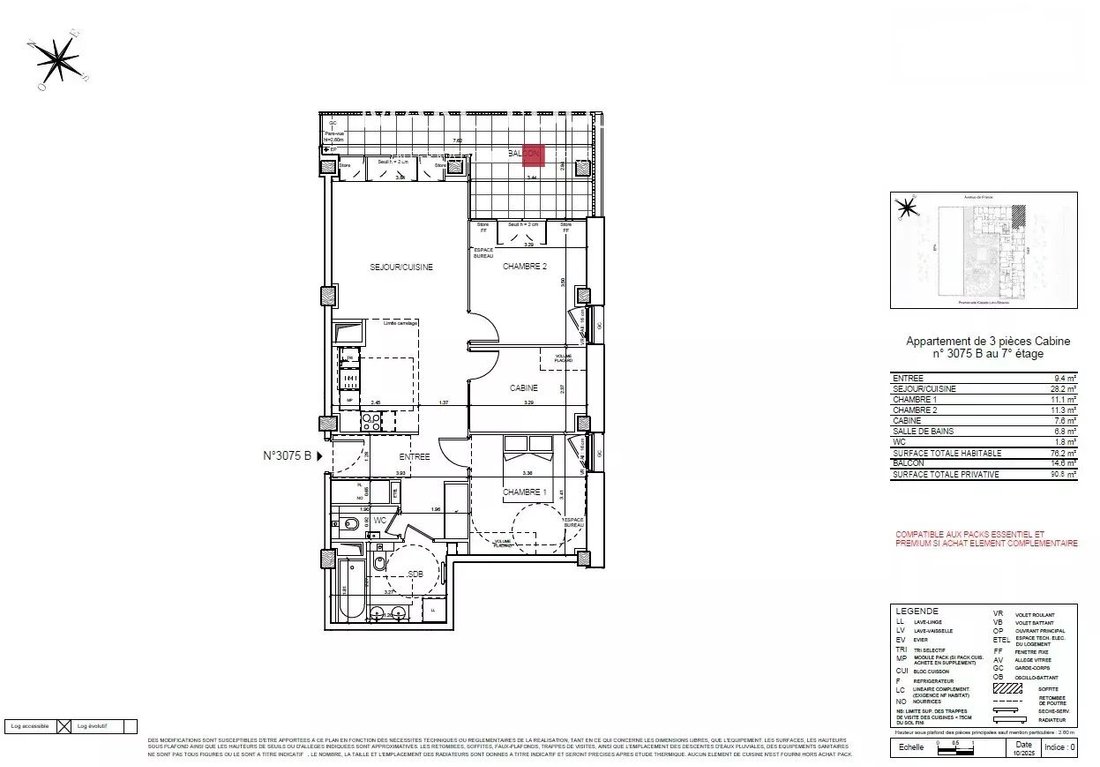 Apartment in Dunois-Bibliothèque-Jeanne-d'Arc, Paris 13e Arrondissement, Paris 5 - 16990531