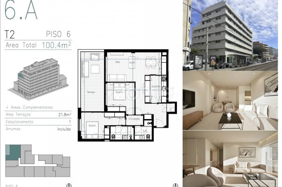 Wohnung in Matosinhos und Leca da Palmeira, Distrikt Porto, Portugal 1 - 16994039