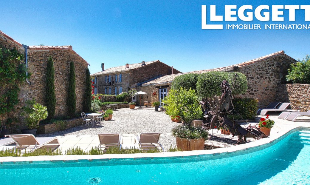 Beautiful 6 Bed/Bath Chateau With Separate Apartment Close To Lodeve. Currently Run As A Boutique B&