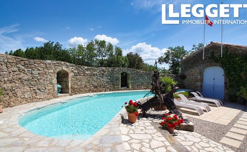 Beautiful 6 Bed/Bath Chateau With Separate Apartment Close To Lodeve. Currently Run As A Boutique B&