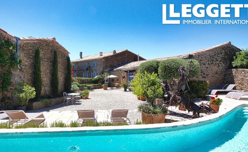 Beautiful 6 Bed/Bath Chateau With Separate Apartment Close To Lodeve. Currently Run As A Boutique B&