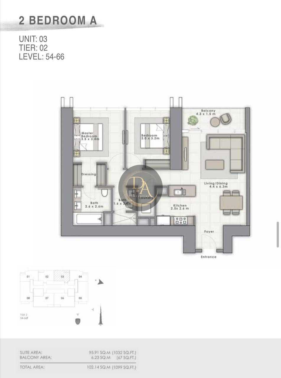Apartment in Downtown Dubai, Dubai, United Arab Emirates 2 - 15782592