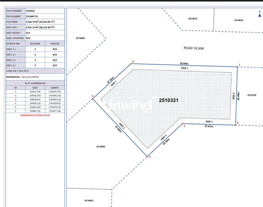 Land in Mirdif, Dubai, United Arab Emirates 1 - 15044095