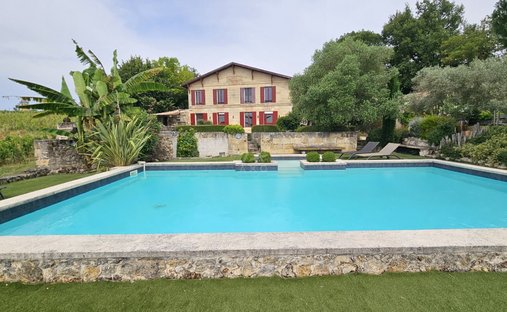 Aoc Côtes De Bourg Wine Château On 16 Hectares Ref 1029