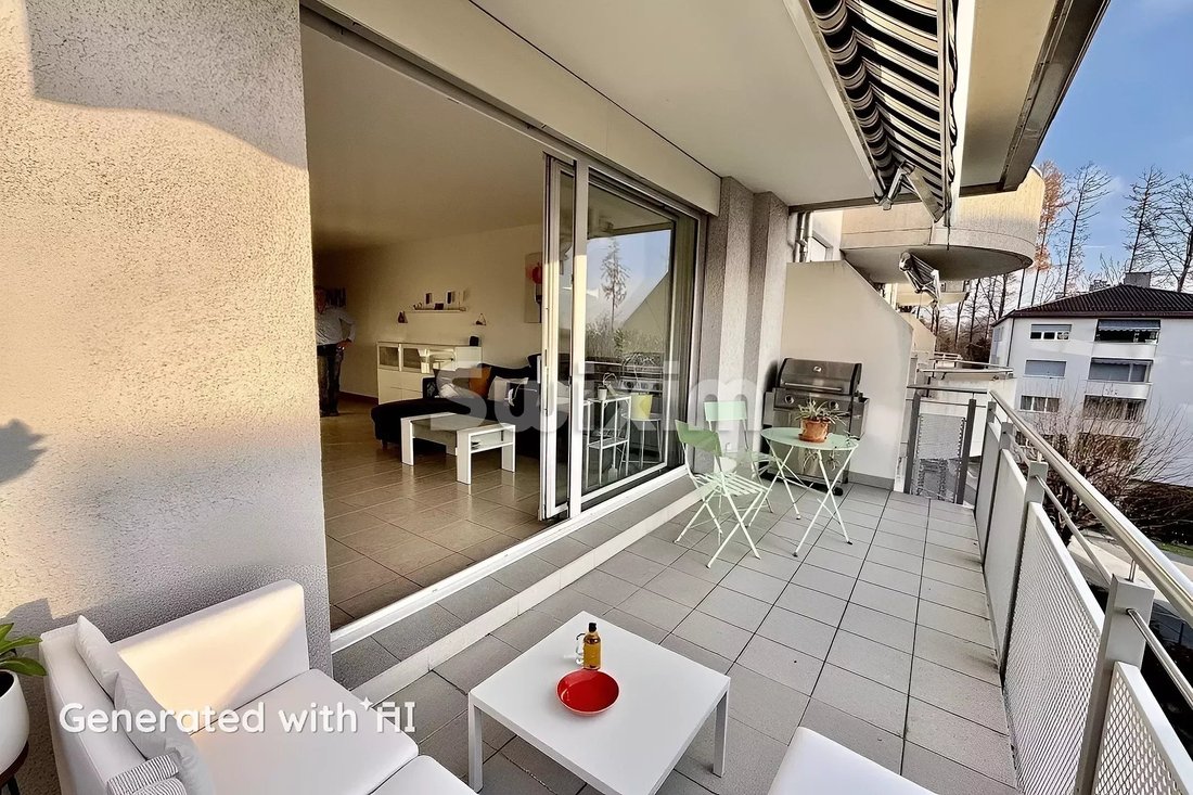 Beautiful Bright 4.5 Room Apartment With Terrace!