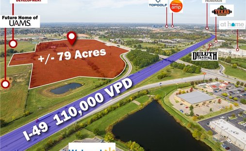 Land in Rogers, Arkansas, United States 1