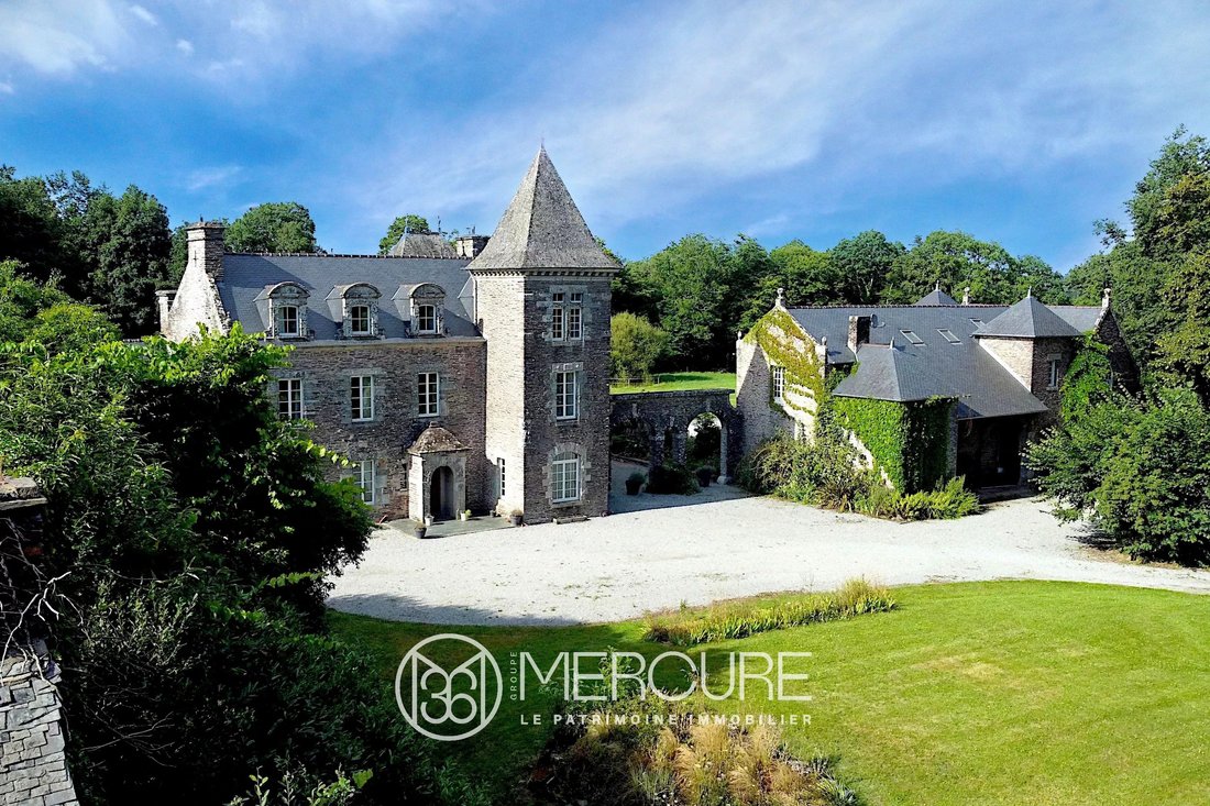 Castle in Augan, Brittany, France 1 - 14609265