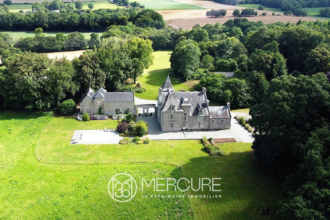 Castle in Augan, Brittany, France 3 - 14609265