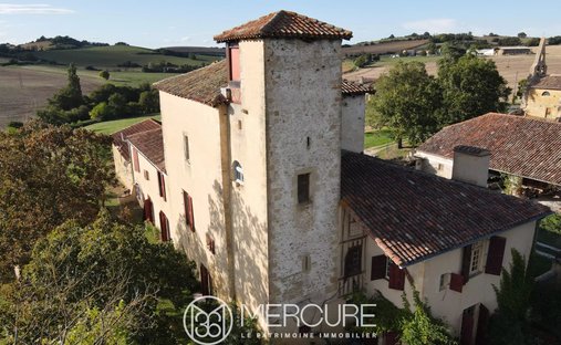 Castle in Saint-Elix-Seglan, Occitania, France 1