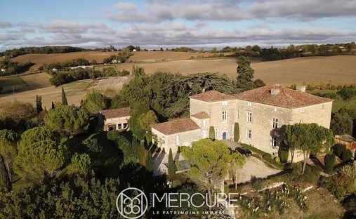 Castle in Peyriac-Minervois, Occitania, France 1