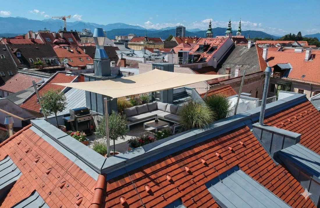 *** Prestigeträchtiges Penthouse *** über Den Dächern Der Klagenfurter Innenstadt