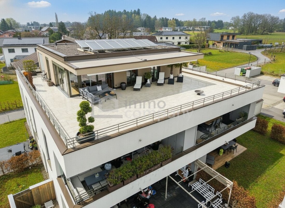 Exklusive Penthouse Wohnung | 85m² Wohnfläche | 188m² Terrasse | 3 Zimmer | Tg Stellplatz | Koblach